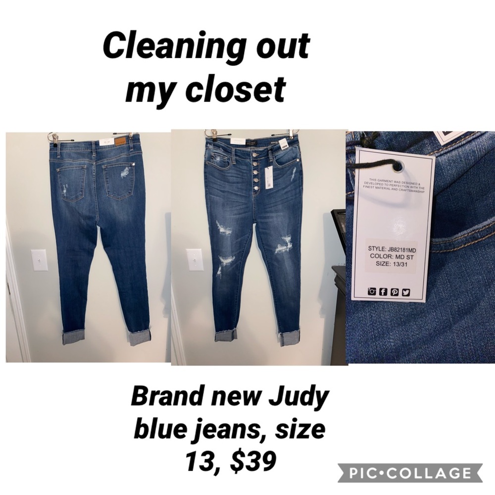 Brand with tags, women’s Judy blue jeans.
